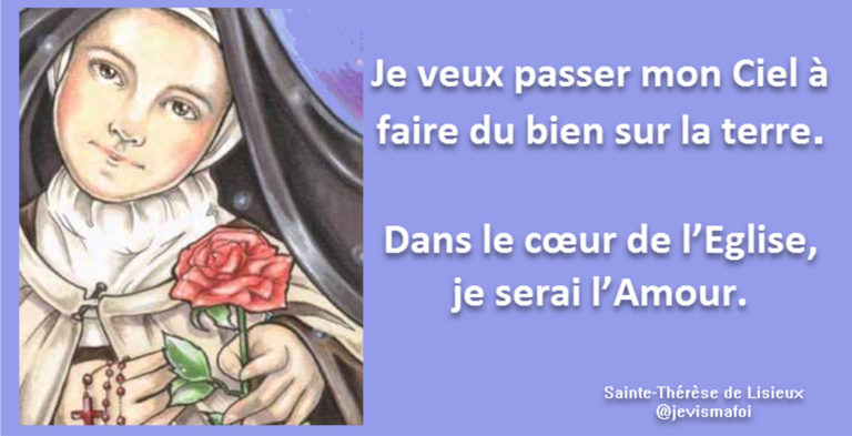 Prière Miraculeuse à Sainte Thérèse De Lisieux